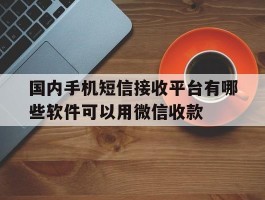 国内手机短信接收平台有哪些软件可以用微信收款的简单介绍