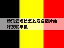 腾讯云短信怎么发送图片给好友呢手机的简单介绍