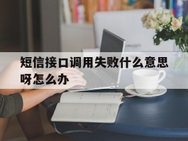 短信接口调用失败什么意思呀怎么办