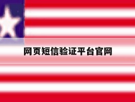网页短信验证平台官网