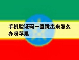 手机验证码一直跳出来怎么办呀苹果