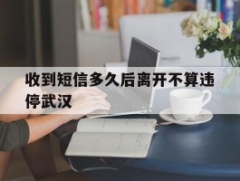 关于收到短信多久后离开不算违停武汉的信息