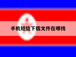 手机短信下载文件在哪找