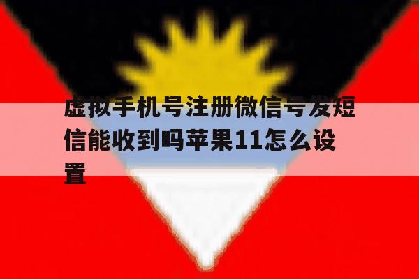 虚拟手机号注册微信号发短信能收到吗苹果11怎么设置的简单介绍