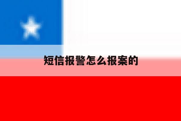 短信报警怎么报案的 短信报警怎么报案的