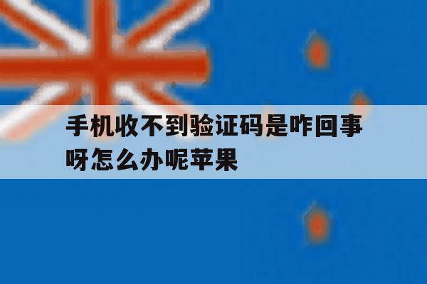 手机收不到验证码是咋回事呀怎么办呢苹果 手机收不到验证码是咋回事呀怎么办呢苹果