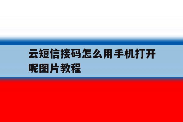 云短信接码怎么用手机打开呢图片教程 云短信接码怎么用手机打开呢图片教程