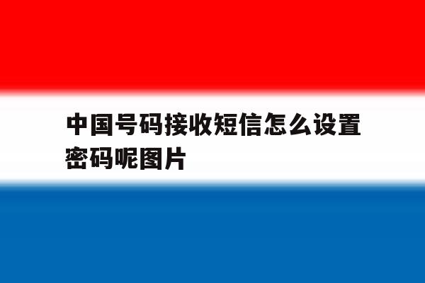 中国号码接收短信怎么设置密码呢图片的简单介绍 中国号码接收短信怎么设置密码呢图片的简单介绍