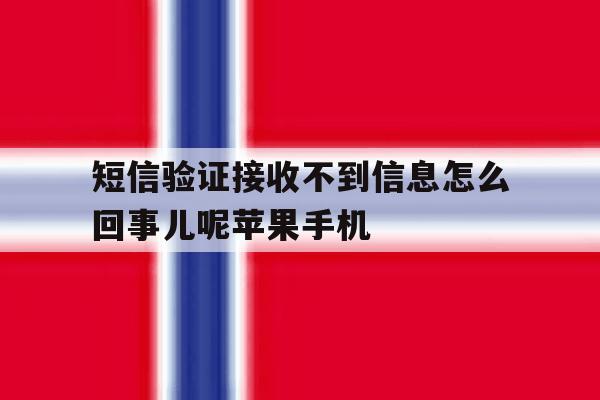 短信验证接收不到信息怎么回事儿呢苹果手机的简单介绍 短信验证接收不到信息怎么回事儿呢苹果手机的简单介绍