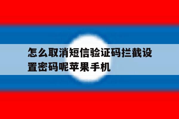 包含怎么取消短信验证码拦截设置密码呢苹果手机的词条 包含怎么取消短信验证码拦截设置密码呢苹果手机的词条