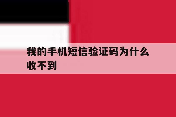我的手机短信验证码为什么收不到 我的手机短信验证码为什么收不到
