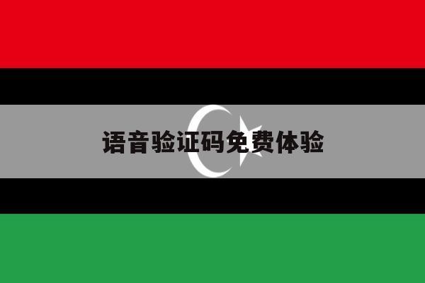 语音验证码免费体验 语音验证码免费体验