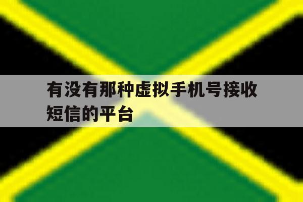有没有那种虚拟手机号接收短信的平台 有没有那种虚拟手机号接收短信的平台